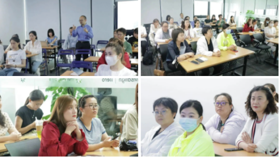 瑞尔齿科专属客服培训会议成果丰硕,现场培训人员信心满满